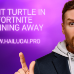 Giant Turtle in Fortnite Running Away