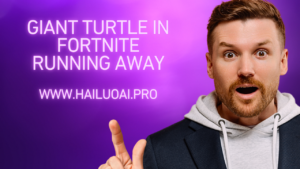 Giant Turtle in Fortnite Running Away